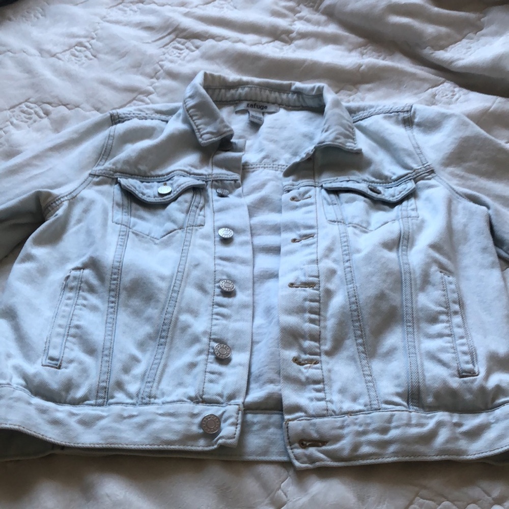100% Cotton Refurbished Jean Jacket Anime! - Picture 7 of 11